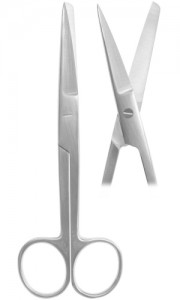 Nożyczki operacyjne 14 cm ostre/tępe proste