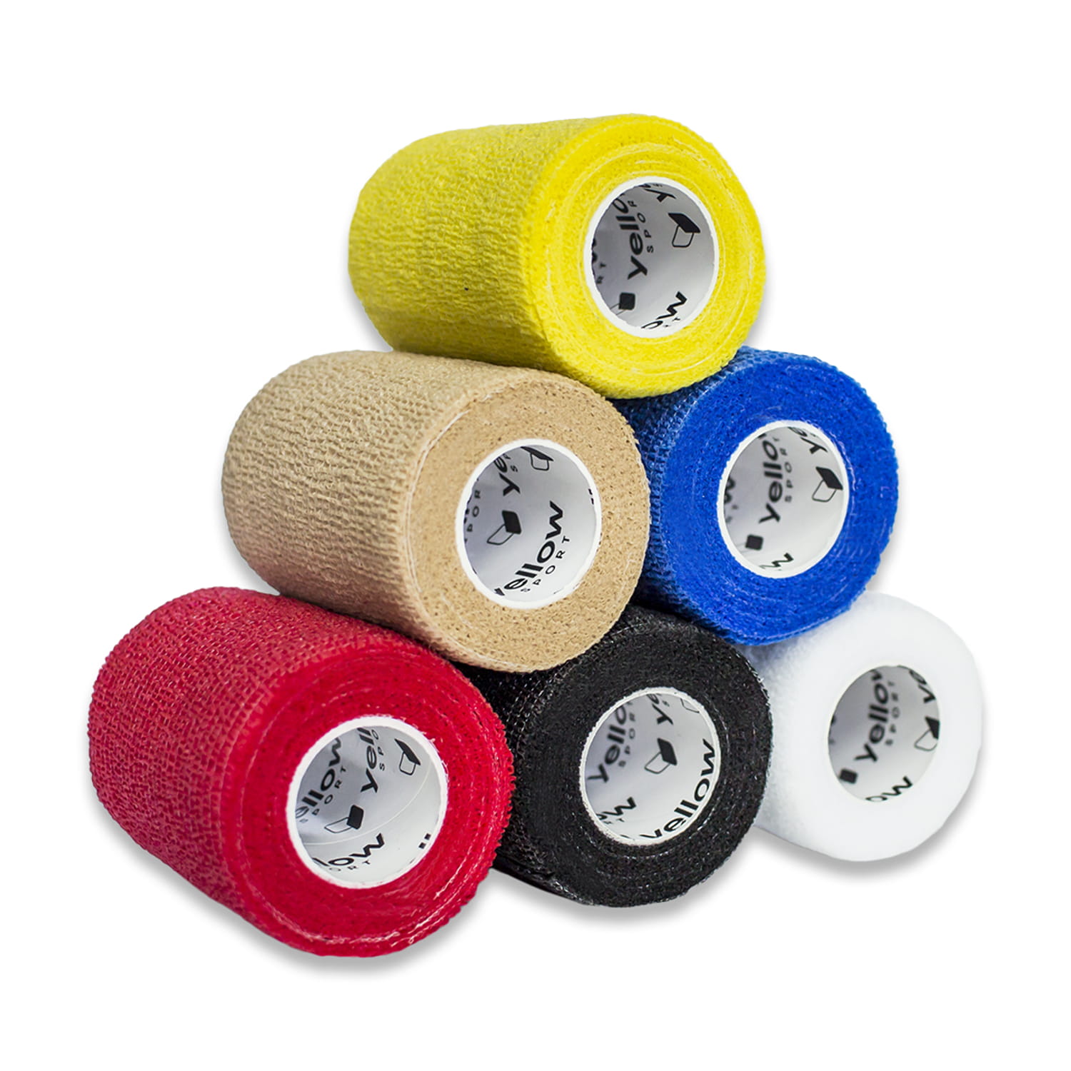 Bandaż kohezyjny samoprzylepny 10cmx4,5 kolorowy 144 sztuk